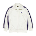Needles Style Embroidered Butterfly Track Jacket - Off-White/Purple