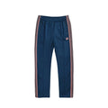 Needles Style Embroidered Butterfly Multi-Stripe Track Pants - Navy/Pink-Orange
