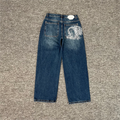 Derschutze Dark Blue Portrait Embroidery Jeans