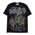 Warren Lotas Milwaukee Bucks Snake Battle T-Shirt - Black