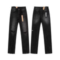 Ksubi Light Distressed Knee Denim - Washed Black