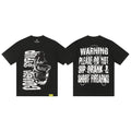That's A Awful Lot Of Cough Syrup Warning Graphic T-Shirt - Black