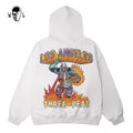 Warren Lotas Los Angeles Three-Peat Hoodie - White