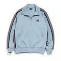 Needles Style Embroidered Butterfly Track Jacket - Light Blue/Burgundy