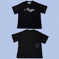 ADWYSD Black Cursive Script Front Tee