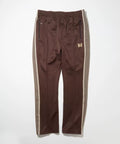 Needles Style Embroidered Butterfly Multi-Stripe Track Pants - Dark Brown/Off-White