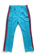 Needles Style Embroidered Butterfly Side-Tape Track Pants - Bright Blue/Red