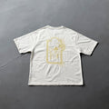 Derschutze Architectural Frame Graphic T-Shirt - Cream