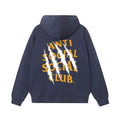 Anti Social Social Club Claw Slash Logo Hoodie - Navy Blue