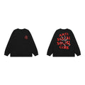 Anti Social Social Club Spider Red Logo Long Sleeve T-Shirt - Black