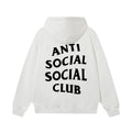 Anti Social Social Club Classic Logo Hoodie - White/Black