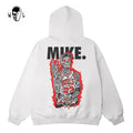 Warren Lotas Mike Red Skull Hoodie - White