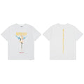 Represent Angel Figurine & Vertical Logo Graphic T-Shirt - White