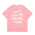 Anti Social Social Club Classic Logo T-Shirt - Pink/White