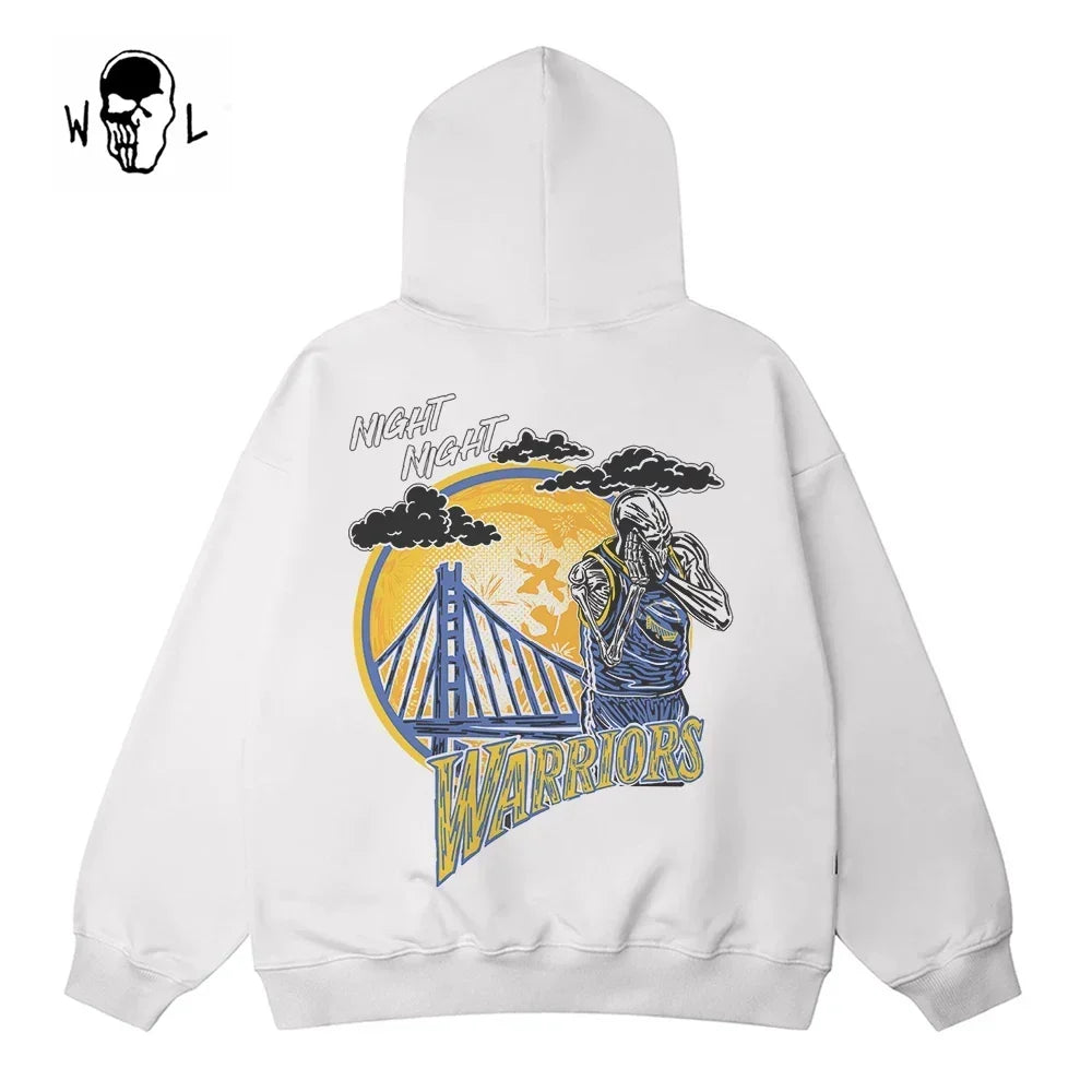 Warren Lotas Night Night Warriors Hoodie - White