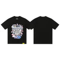 That's A Awful Lot Of Cough Syrup Photo Collage Graphic T-Shirt - Black