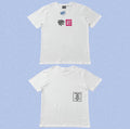 ADWYSD White Small Mixed‑Logo Tee