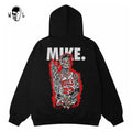 Warren Lotas Mike Red Skull Hoodie - Black