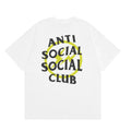 Anti Social Social Club Yellow Circle Logo T-Shirt - White/Black