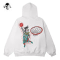 Warren Lotas Flame Dunk Skull Hoodie - White