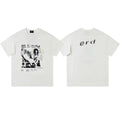 Enfants Riches Déprimés "Be Careful" Collage & Italic Back Logo T-Shirt - Cream