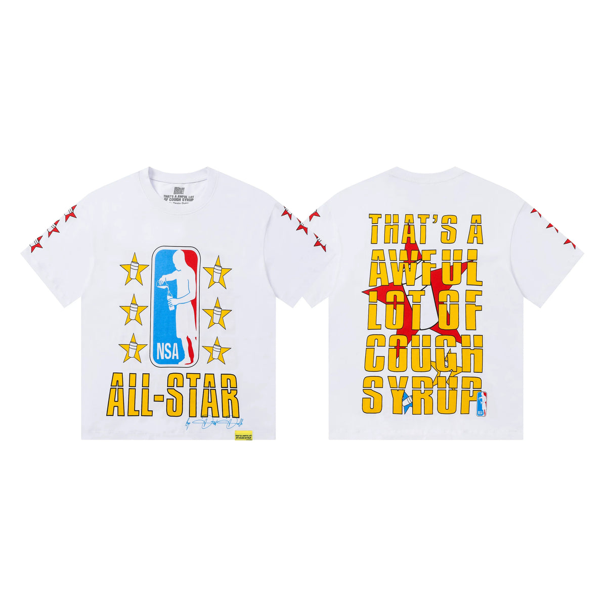 That's A Awful Lot Of Cough Syrup All-Star Sipper T-Shirt - White