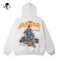 Warren Lotas The Answer Skull Hoodie - White