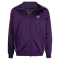 Needles Style Embroidered Butterfly Track Jacket - Purple/Mint
