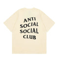 Anti Social Social Club Classic Logo T-Shirt - Cream/Black