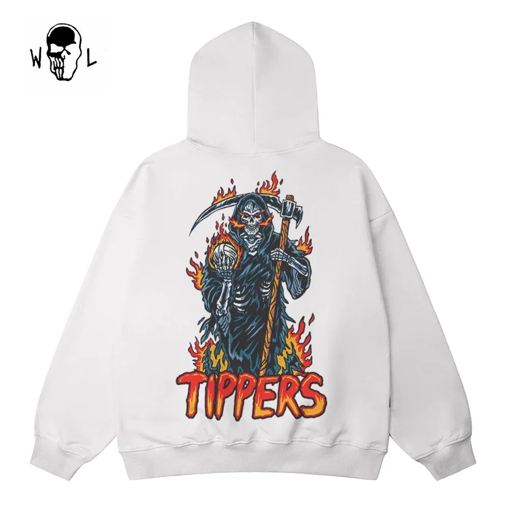 Warren Lotas Tippers Reaper Hoodie - White