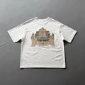 Derschutze Classical Architecture Fountain T-Shirt - White