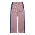 Needles Style Embroidered Butterfly Multi-Stripe Track Pants - Dusty Pink/Purple