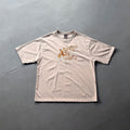 Derschutze Vintage Character Scene T-Shirt - Light Khaki