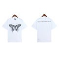 Who Decides War Butterfly Eye Graphic T-Shirt - White