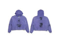 Enfants Riches Déprimés Purple Portrait & Text Zip-Up Hoodie - Purple