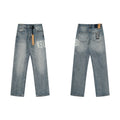 Ksubi Side Logo Print Denim - Vintage Blue