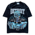 Warren Lotas Detroit Frozen Skull Basketball T-Shirt - Black