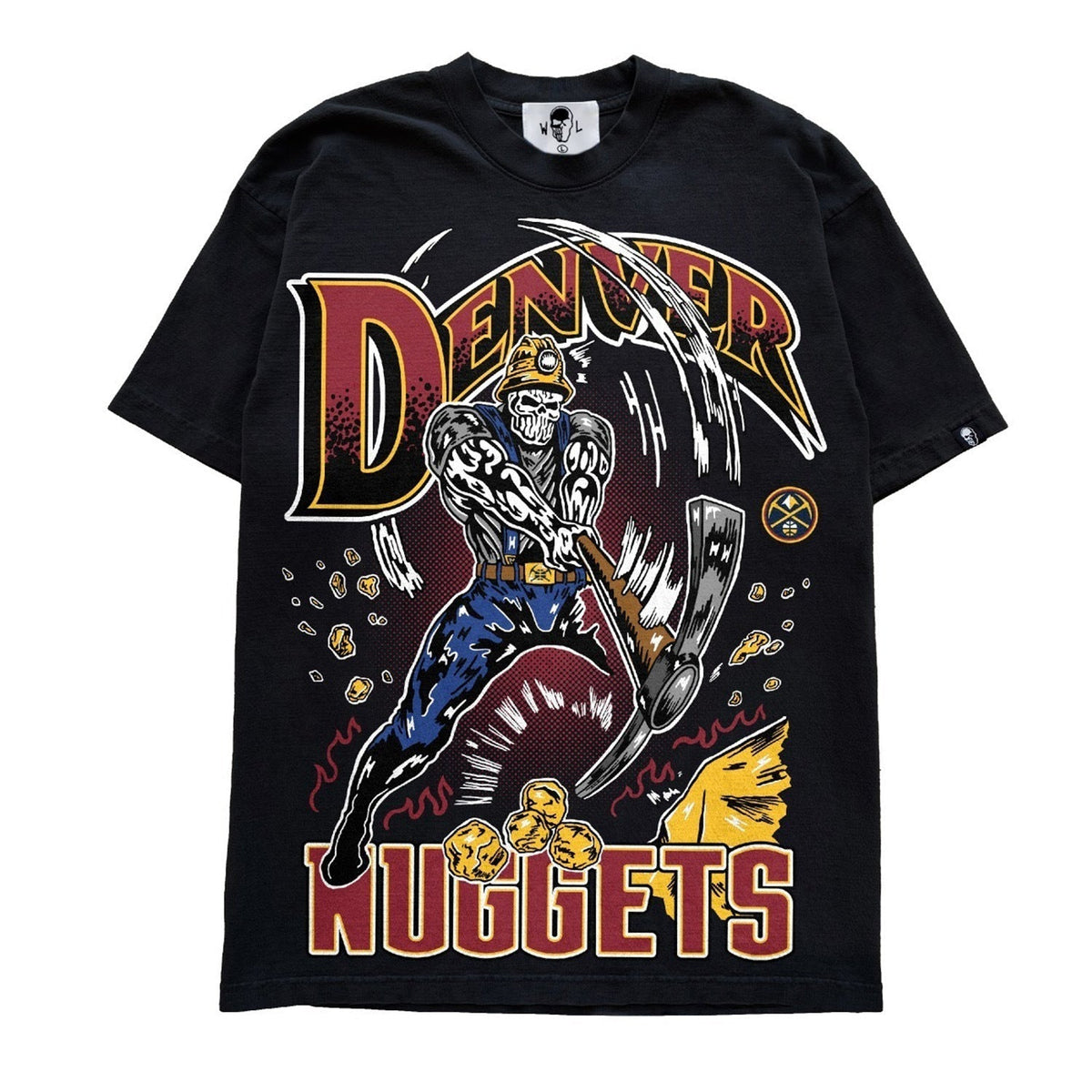 Warren Lotas Denver Nuggets Miner T-Shirt - Black