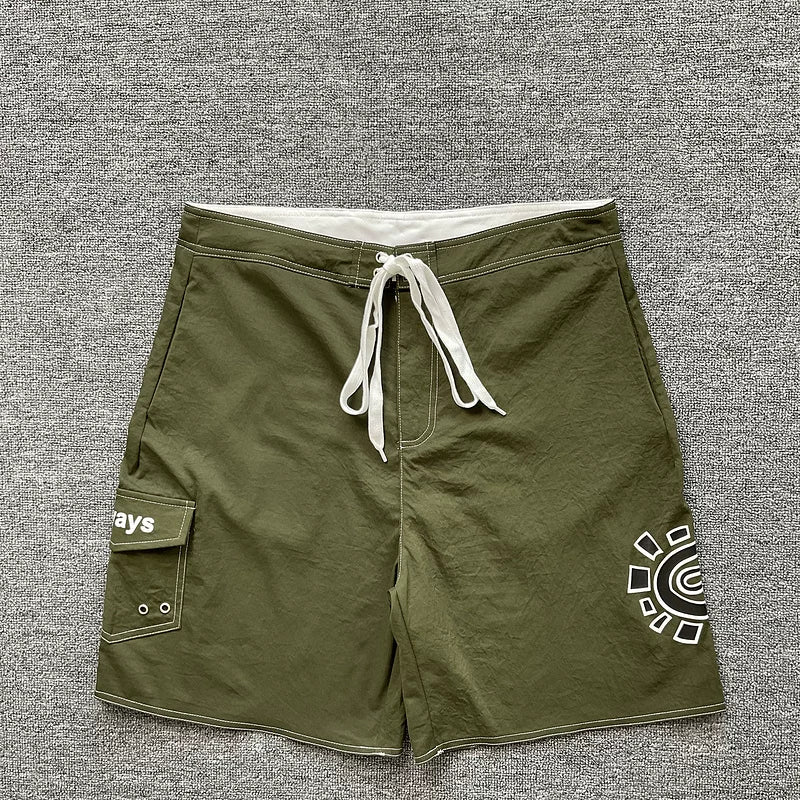 ADWYSD Sunburst Cargo Shorts - Military Olive