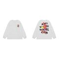 Anti Social Social Club Scribble Logo Long Sleeve T-Shirt - White