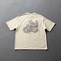 Derschutze Vintage Character Ensemble T-Shirt - Cream