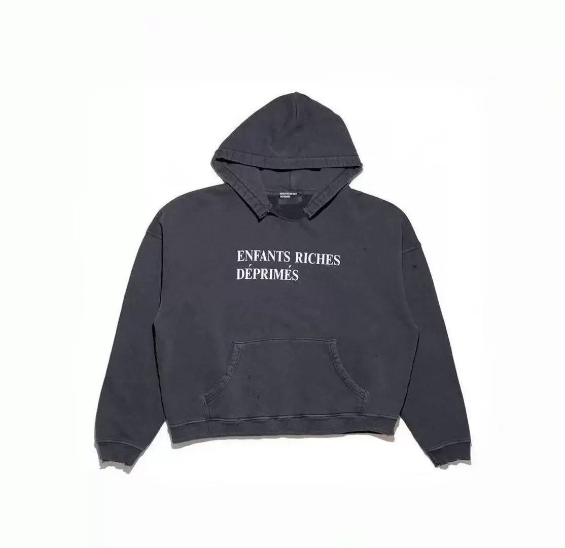 Enfants Riches Déprimés Classic Logo Hoodie - Washed Black