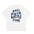 Anti Social Social Club Blue Circle Logo T-Shirt - White/Black