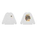 Anti Social Social Club Claw Mark Long Sleeve T-Shirt - White/Yellow