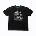 Enfants Riches Déprimés Hand-Drawn Typography & Bottle Illustration T-Shirt - Black