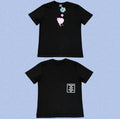 ADWYSD Black Pink Drip Graphic Tee