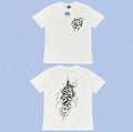 ADWYSD White Abstract Sketch Tee