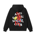 Anti Social Social Club Multi-Color Scribble Logo Hoodie - Black