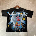 Valleydream Black Fantasy Character Retro Vintage Graphic T-Shirt