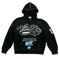 Valley Dreams Property‑Of Black Zip‑Up Hoodie, Unisex Vintage Streetwear Jacket